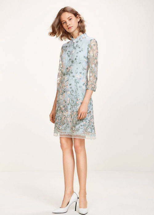 名妹2020春五分袖寬松中長(zhǎng)款裙子便宜女裝貨源批發(fā)